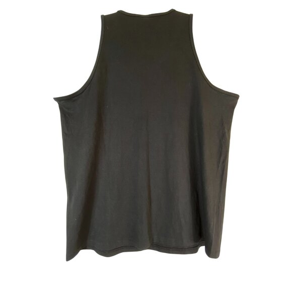 Kaya Herb House Jamaica Large Black Tank Top With Signature Logo Hippie Boho - Picture 2 of 4